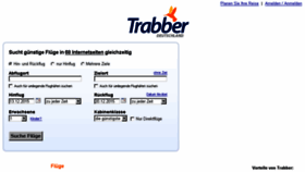 What Trabber.de website looked like in 2018 (6 years ago)