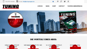 What Tuningmagazin.de website looked like in 2018 (6 years ago)
