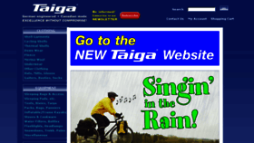 What Taigaworks.ca website looked like in 2018 (6 years ago)