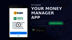 What Trakr.co.in website looked like in 2018 (6 years ago)