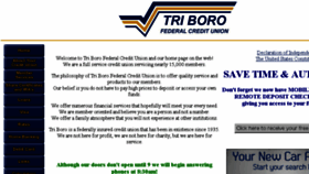 What Triboro-fcu.org website looked like in 2018 (6 years ago)