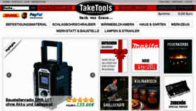 What Taketools.de website looked like in 2018 (6 years ago)