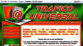 What Traficouniversal.com website looked like in 2018 (6 years ago)