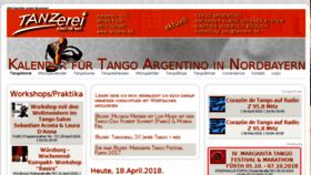 What Tango-nordbayern.de website looked like in 2018 (6 years ago)