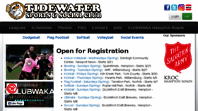 What Tidewatersocial.com website looked like in 2018 (6 years ago)