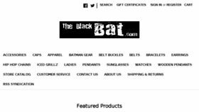 What Theblackbat.com website looked like in 2018 (6 years ago)