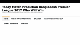 What Todayprediction.in website looked like in 2018 (6 years ago)