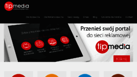 What Tipmedia.pl website looked like in 2018 (6 years ago)
