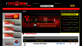 What Tips2win.com website looked like in 2018 (6 years ago)