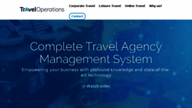 What Traveloperations.com website looked like in 2018 (6 years ago)