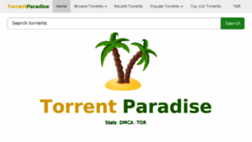 What Torrentparadise.cc website looked like in 2018 (7 years ago)