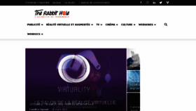 What Therabbithole.fr website looked like in 2018 (6 years ago)