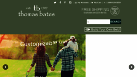What Thomasbates.com website looked like in 2018 (6 years ago)