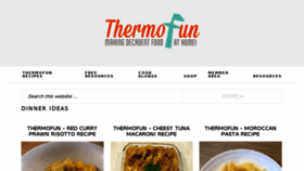 What Thermofun.com website looked like in 2018 (6 years ago)