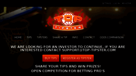 What Top-tipster.com website looked like in 2018 (6 years ago)