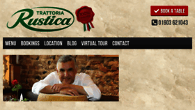 What Trattoriarustica.com website looked like in 2018 (6 years ago)