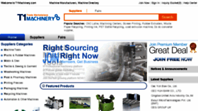 What T1machinery.com website looked like in 2018 (6 years ago)
