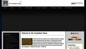 What Thefoundationstone.org website looked like in 2018 (6 years ago)