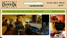 What Temeculaoliveoil.com website looked like in 2018 (6 years ago)