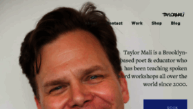 What Taylormali.com website looked like in 2018 (6 years ago)