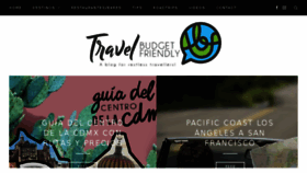 What Travelbudgetfriendly.com website looked like in 2018 (6 years ago)