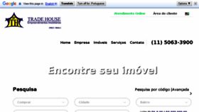 What Tradehouseimoveis.com.br website looked like in 2018 (6 years ago)