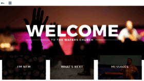 What Thewaterschurch.net website looked like in 2018 (6 years ago)