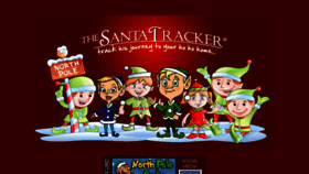 What Thesantatracker.com website looked like in 2018 (6 years ago)