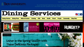 What Troydining.com website looked like in 2018 (6 years ago)