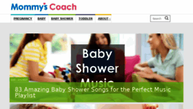 What Themommyscoach.com website looked like in 2018 (6 years ago)