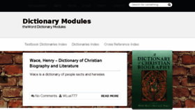 What Theword-dictionary-modules.com website looked like in 2018 (6 years ago)
