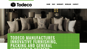 What Todeco.com website looked like in 2018 (6 years ago)