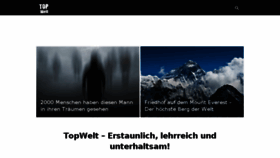 What Topwelt.com website looked like in 2018 (6 years ago)