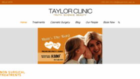 What Taylorclinic.com.au website looked like in 2018 (6 years ago)