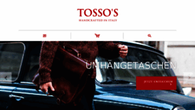 What Tossos.de website looked like in 2018 (6 years ago)