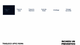 What Traslochiufficiroma.it website looked like in 2018 (6 years ago)