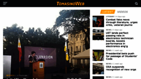 What Tomasinoweb.org website looked like in 2018 (6 years ago)