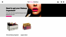 What Themakeupboxshop.com website looked like in 2018 (6 years ago)