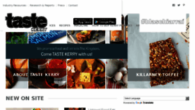 What Tastekerry.ie website looked like in 2018 (6 years ago)