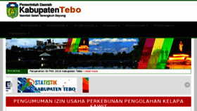 What Tebokab.go.id website looked like in 2018 (6 years ago)