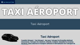 What Taxi4airport.be website looked like in 2018 (6 years ago)