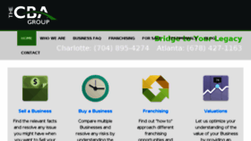 What Thecbagroup.com website looked like in 2018 (6 years ago)