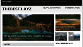 What Thebest1.xyz website looked like in 2018 (6 years ago)