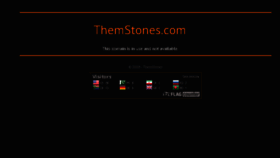 What Themstones.com website looked like in 2018 (6 years ago)