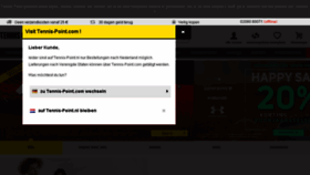 What Tennis-point.nl website looked like in 2018 (6 years ago)