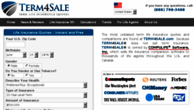What Term4sale.com website looked like in 2018 (6 years ago)