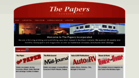 What The-papers.com website looked like in 2018 (6 years ago)