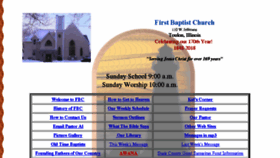 What Toulonbaptist.com website looked like in 2018 (6 years ago)