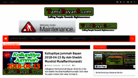 What Tamilbayans.com website looked like in 2018 (6 years ago)