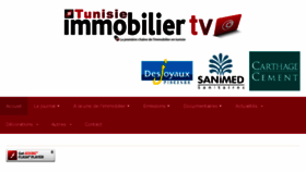 What Tunisieimmobiliertv.net website looked like in 2018 (6 years ago)
